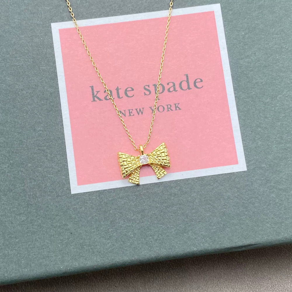 kate spade Zircon Bow Necklace